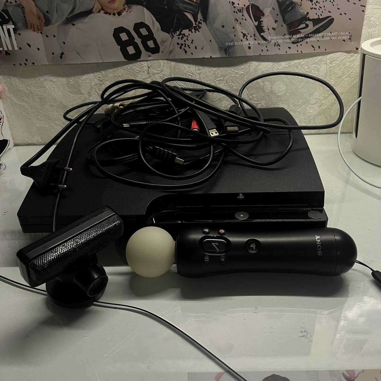 PlayStation 3 + 18 игр + Move комплект