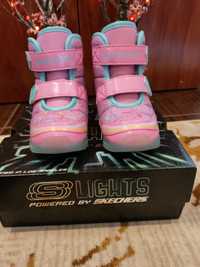 Cizmulițe fetițe skechers lights