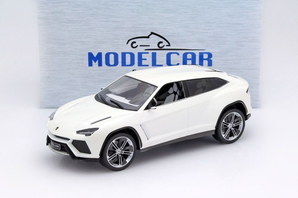 Количка Метална Lamborghini Urus White Metallic 1:18 Model Car Group
