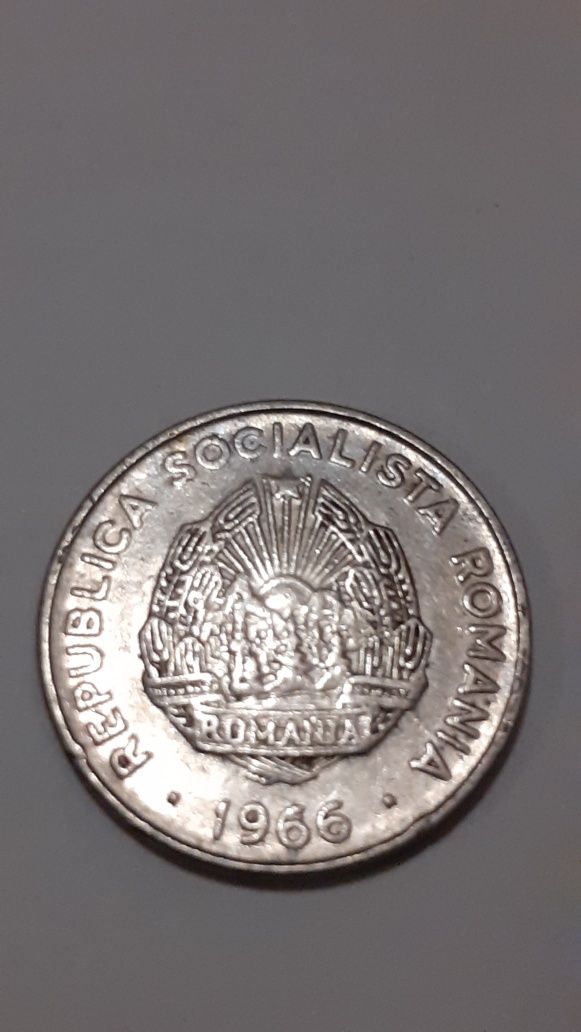 Moneda de 15 bani 1966