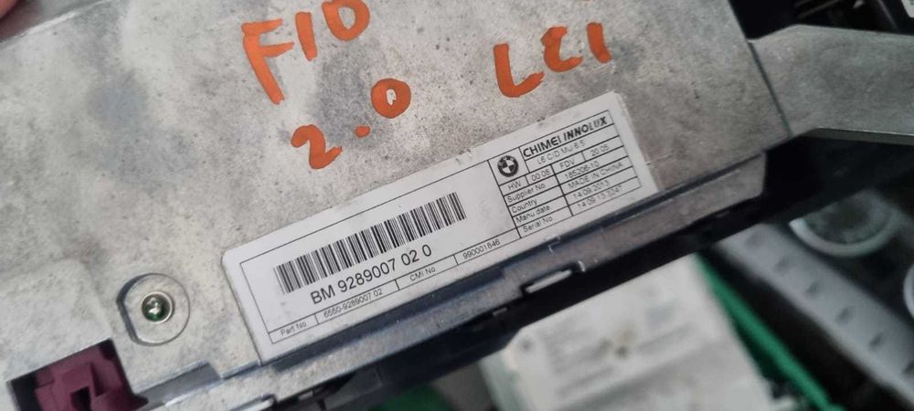 Display navigatie mic BMW seria 5 F10 F11 facelift cod 9289007