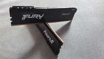 Memorie Kingston FURY Beast, 32GB DDR4, 3200MHz CL16, Dual Channel Kit