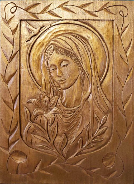 Дърворезба Богородица