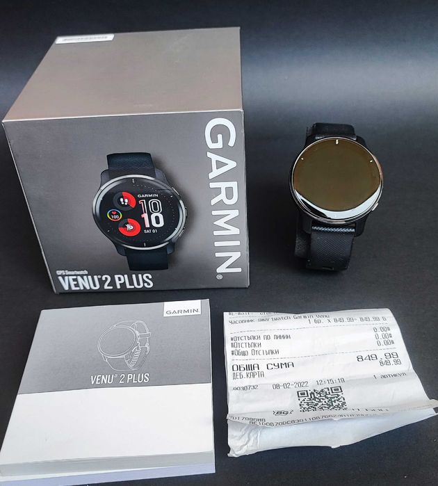 Garmin Venu 2 Plus Смарти часовник + Гаранция