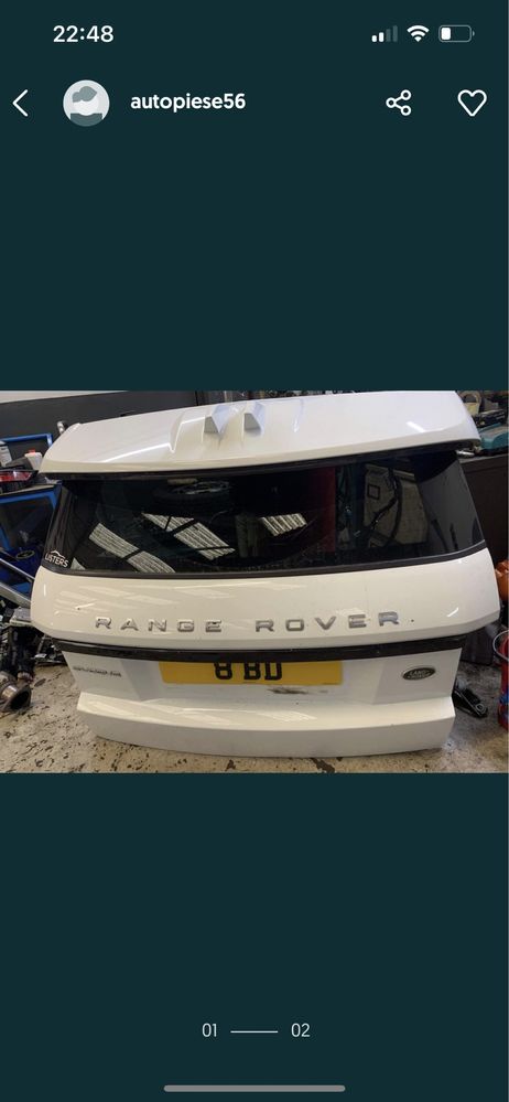 Haion complet range rover evoque piese dezmembrari