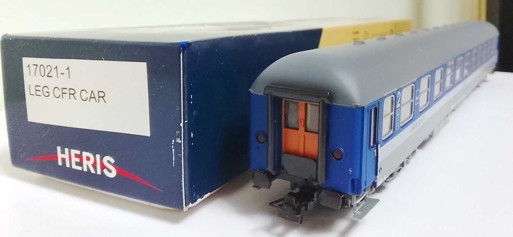 macheta vagon cuseta HERIS 17021-1 Tip Bcm, CFR, scară HO (1:87).