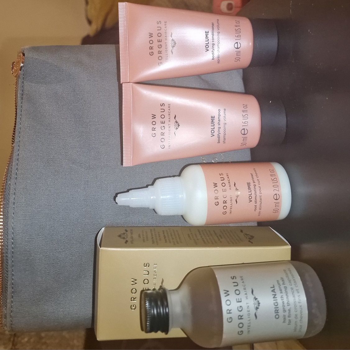 Grow Gorgeous Volume Growth Discovery Kit, комплект за коса