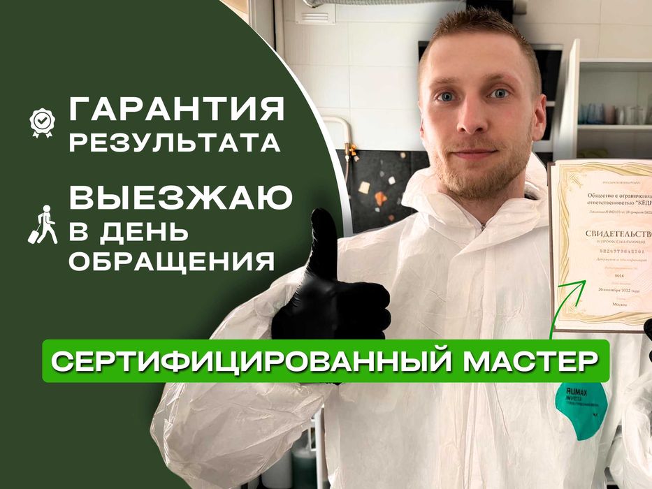 Дезинфекция. Уничтожение тараканов