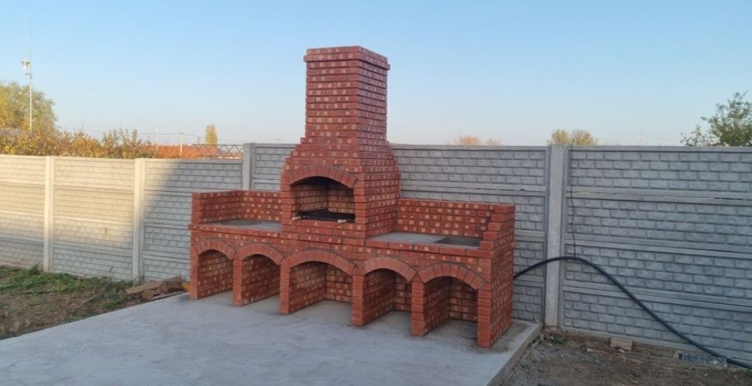 Grătar din cărămidă aparentă!