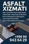 асфальт ишларини киламиз