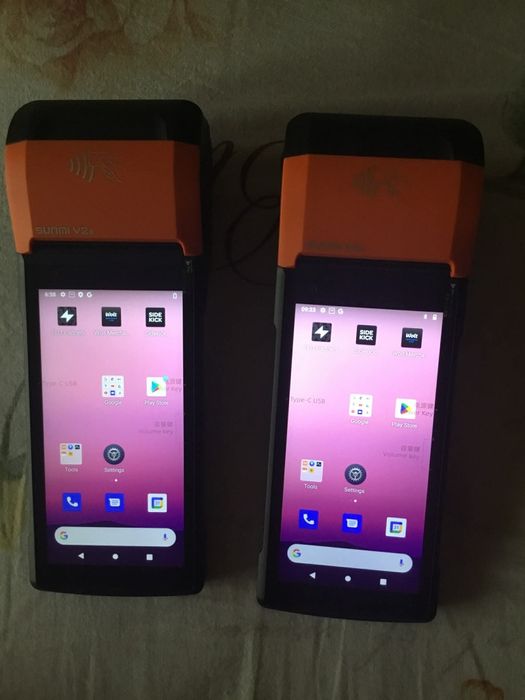 Pos sunmiv2s Uber cu NFC glovo are NFC re bt pos pos