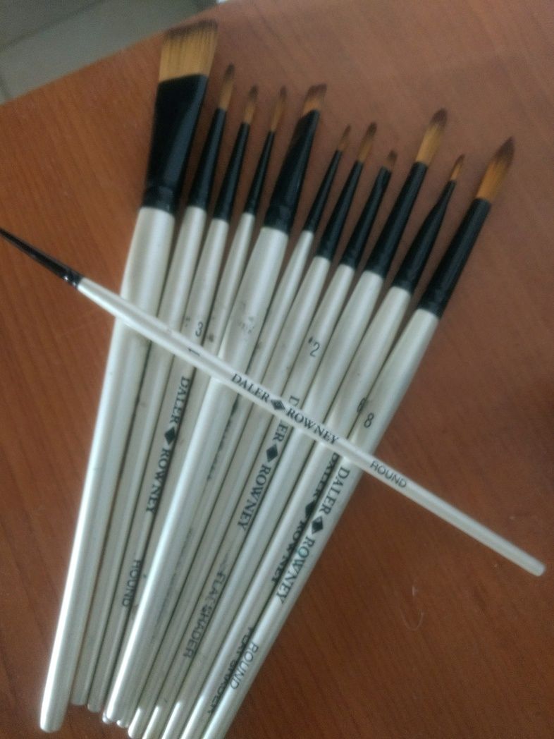 Set pensule noi-Daler Rowney pictura