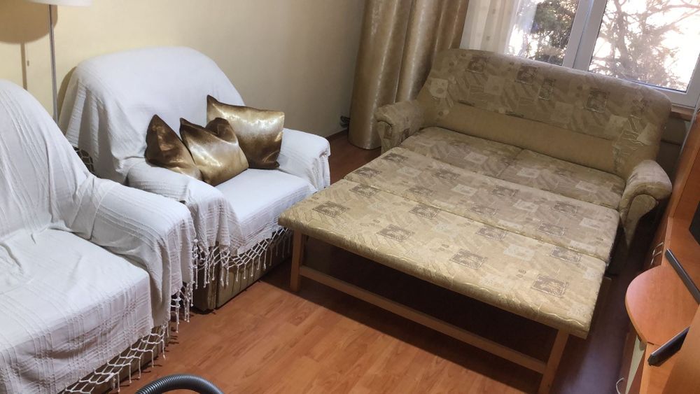 Set sau separat(1+2)Huse din in cu franjuri pentru canapea si fotolii