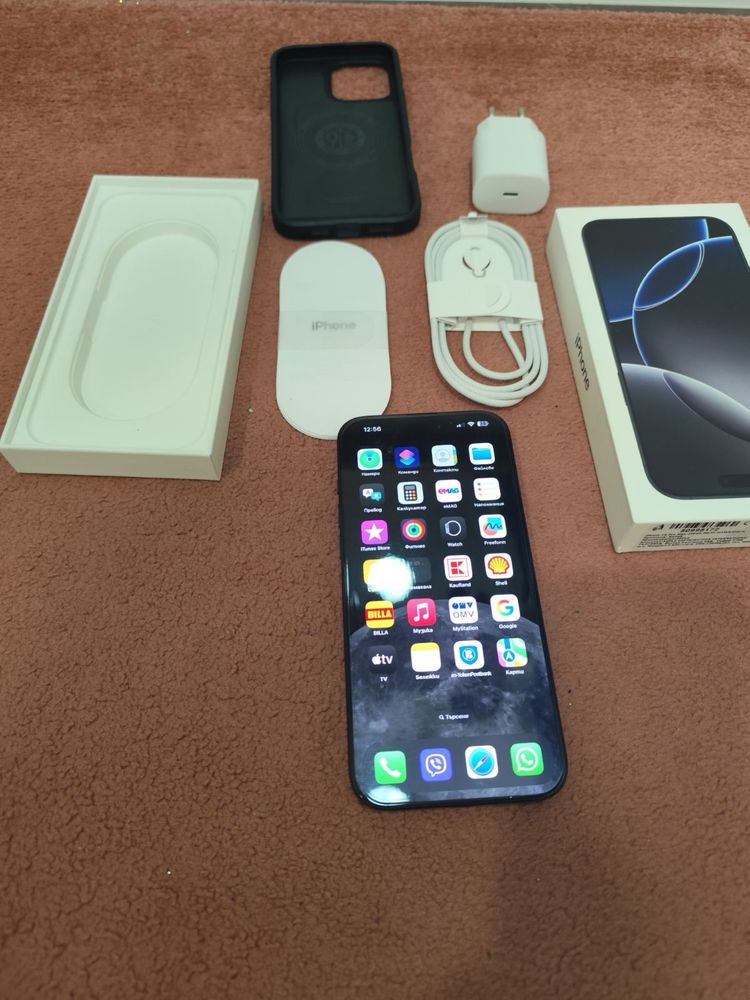 Гаранционен! Apple IPhone 16 pro max 256GB,5G,Black Titanium