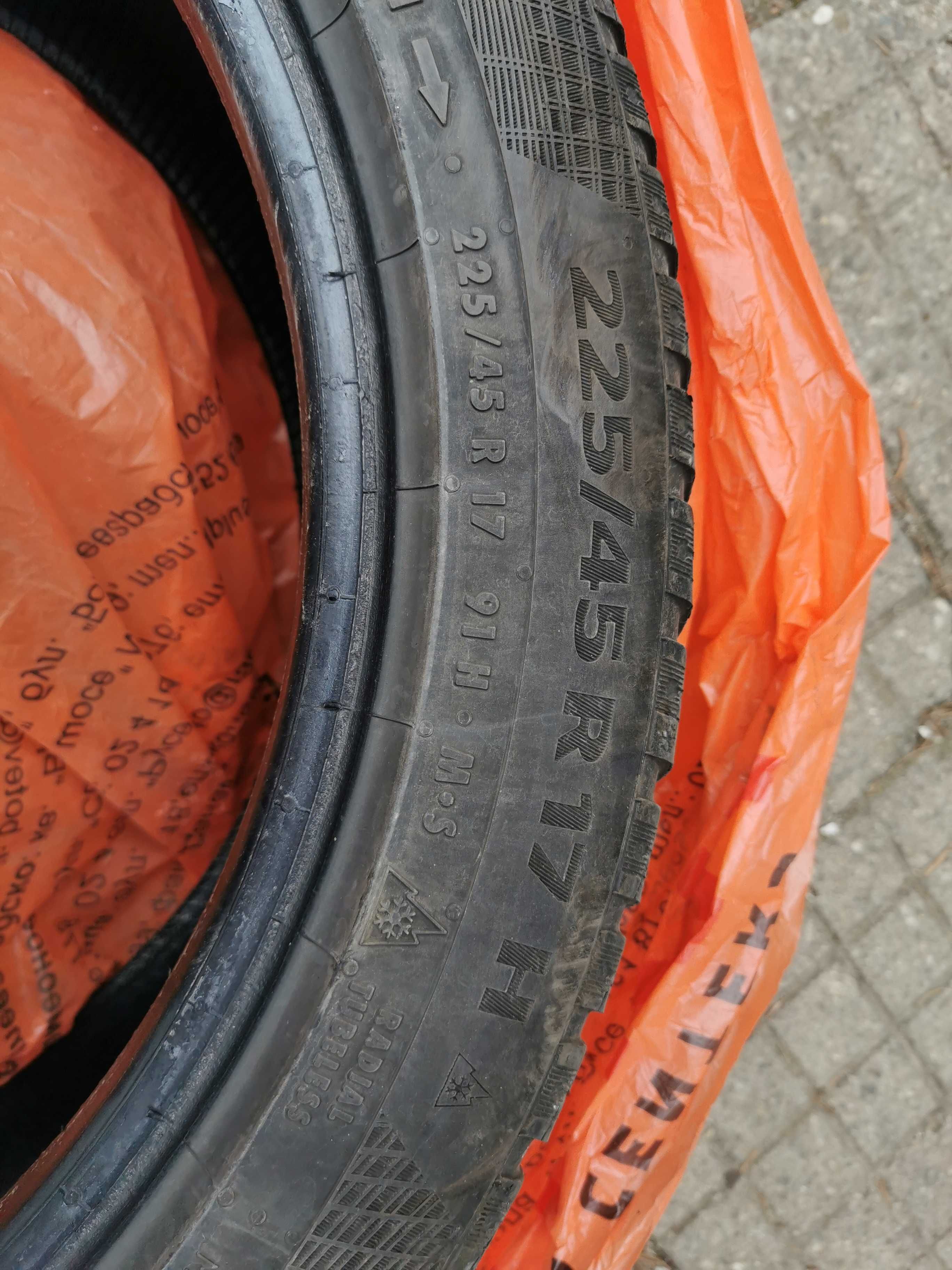 225/45/17 Continental wintercontact ts860