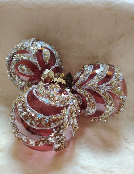 Стъклени коледни топки за елха, Коледна украса. Коледна декорация