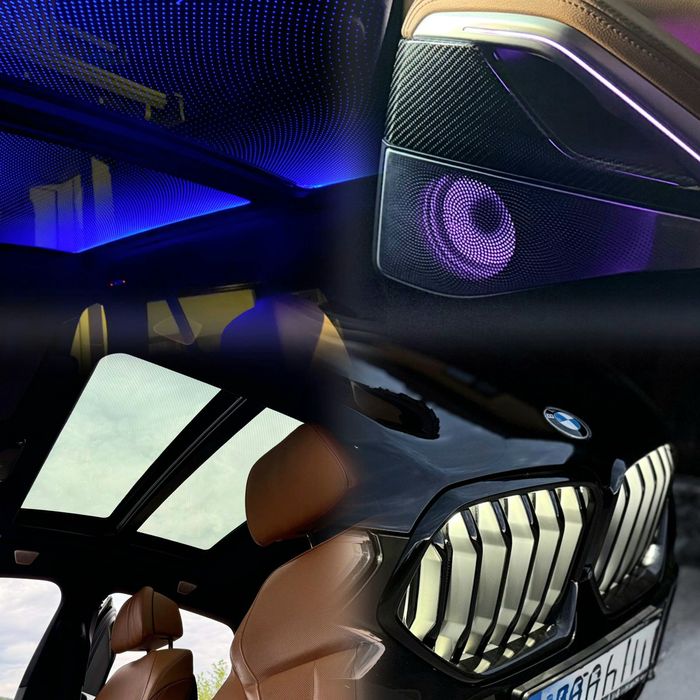 BMW X6 M50d, Bower&Wilkins, Iconic Glow, Sky Lounge, Incalzire, Racire