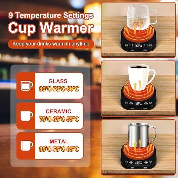 Затопляща машина за кафени чаши,за бюро, сензор за гравитация, 9 темп.