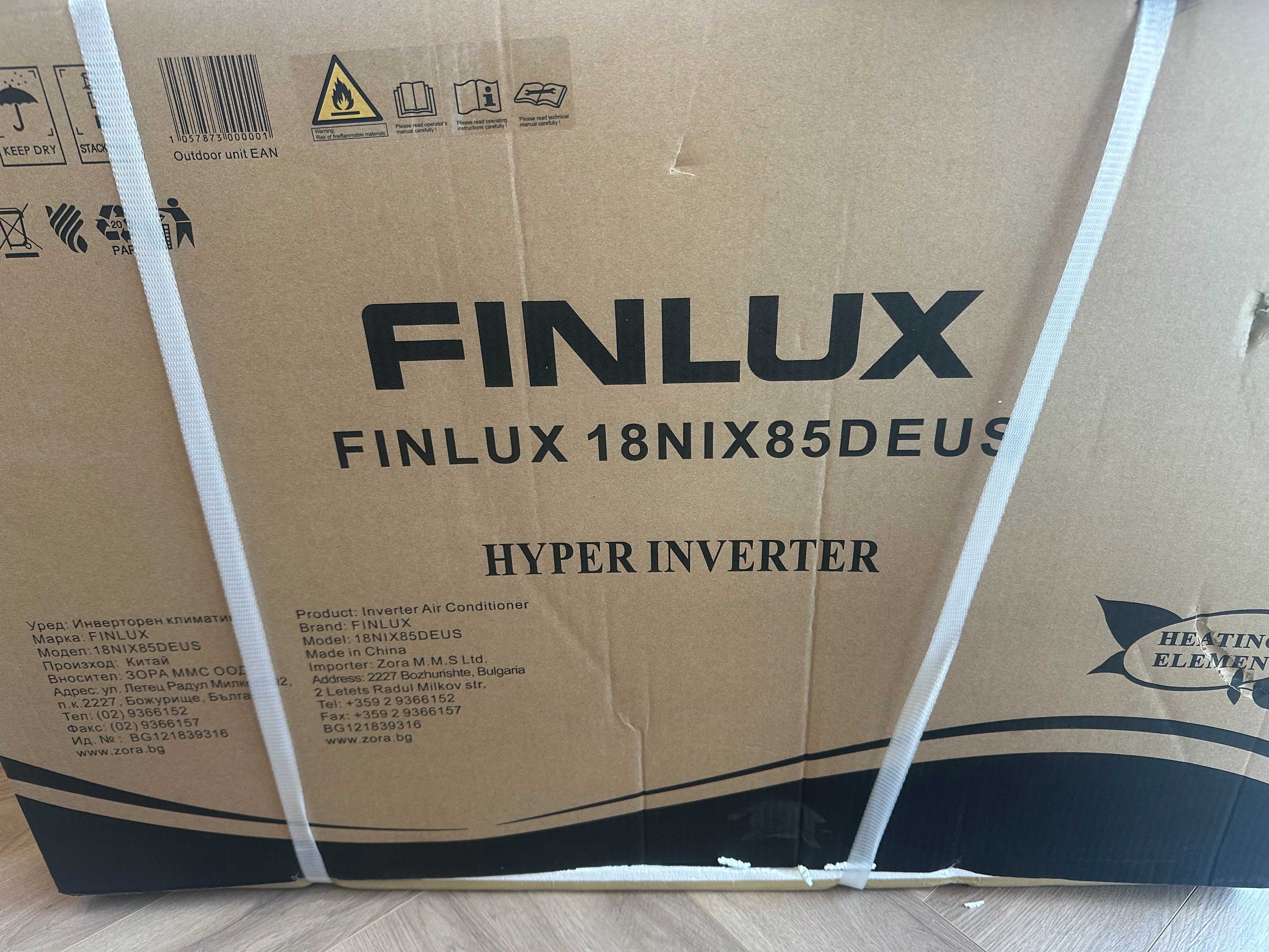 Finlux 18NIX85DEUS , 18000 охл/отопление, Инверторни системи