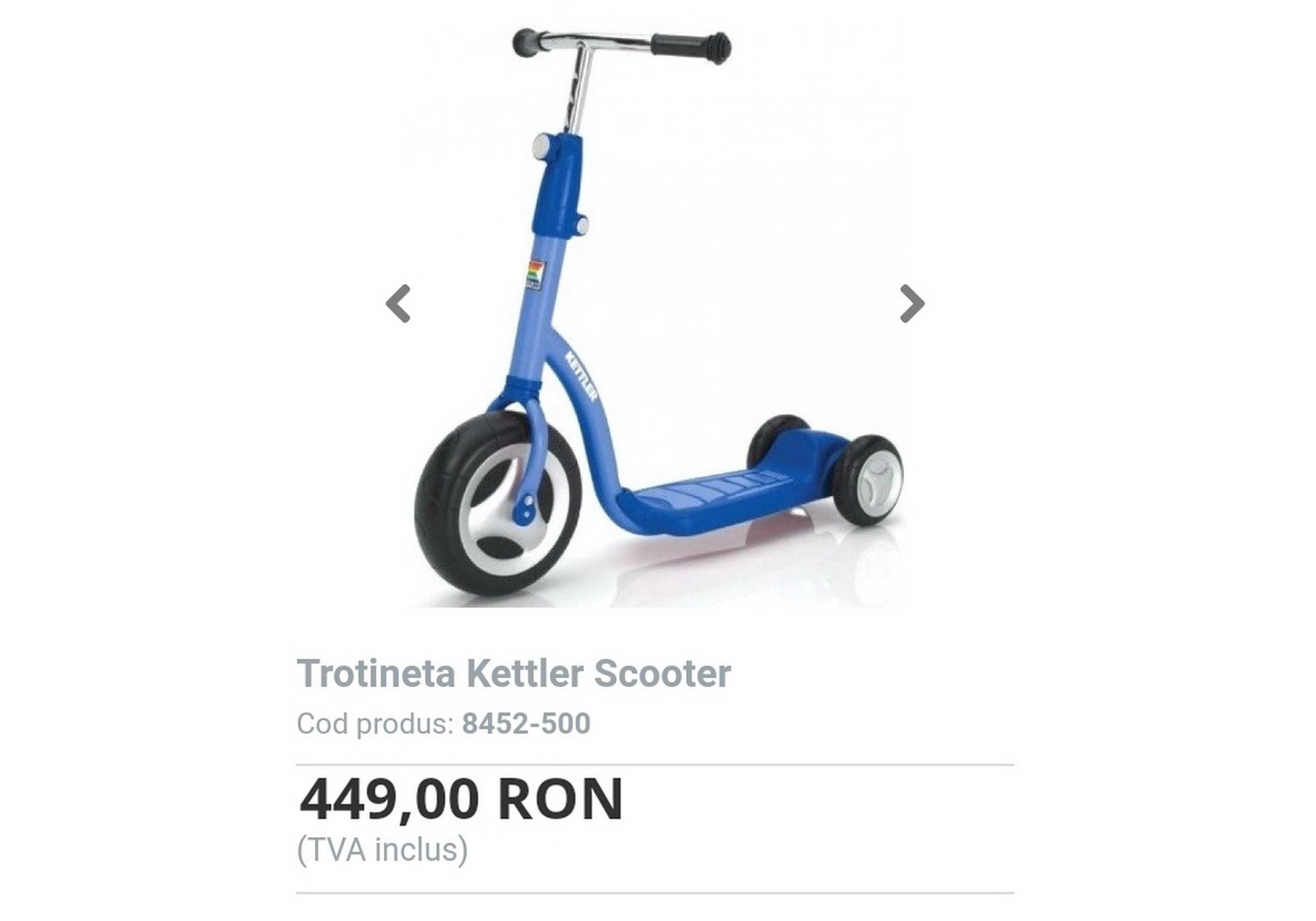 Trotinetă KETTLER Scooter, albastră