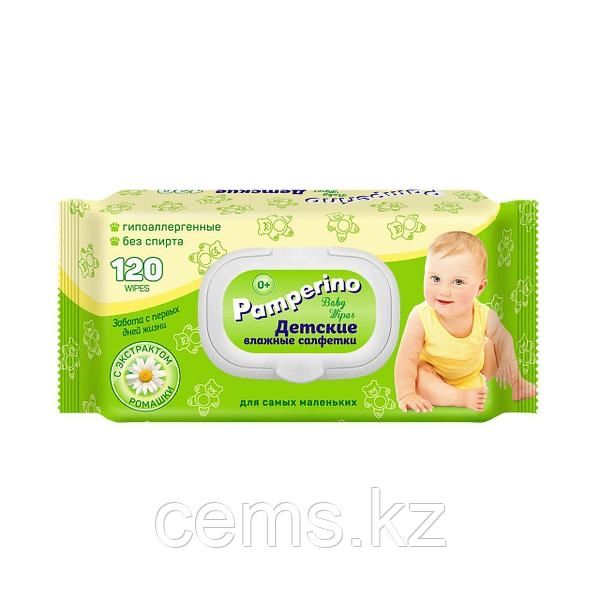 Влажные салфетки Pamperino 120 шт