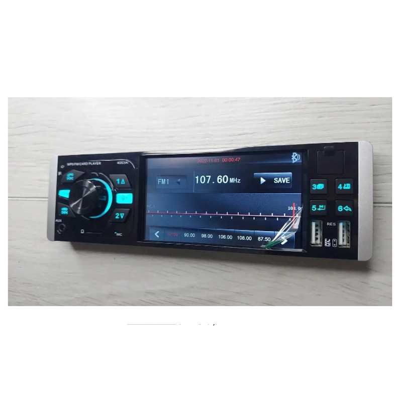 Авто радио 4053 Bluetooth usb sd mp4 mp3 + дистанционно за волан.