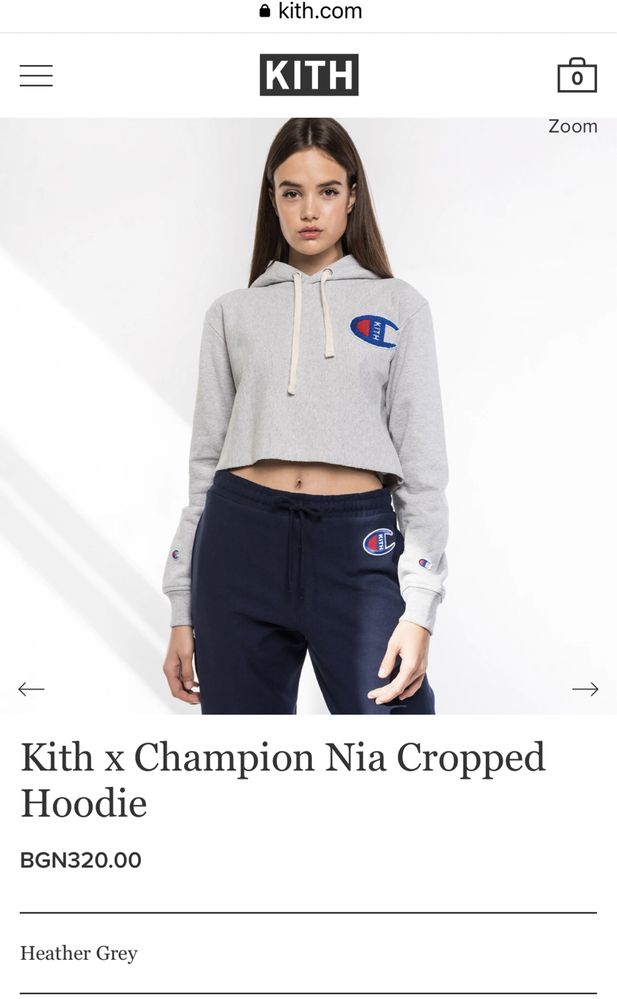 НОВ KITH x Champion ОРИГИНАЛЕН дамски екип - р.S-M