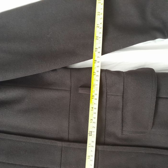 Palton maro inchis din lana