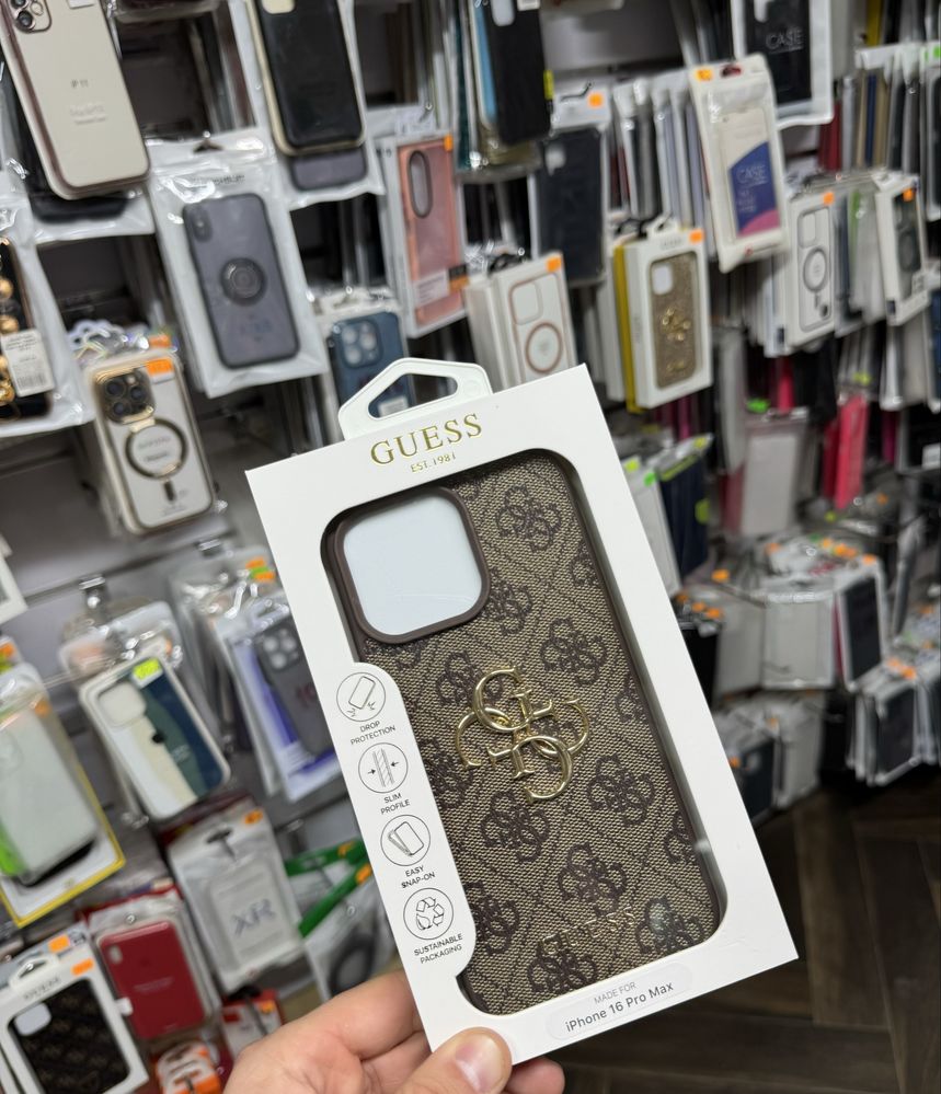 Iphone 16 pro max Оргинален калъф на GuesS