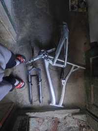 Cadru rockrider full suspension vopsit