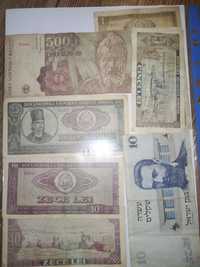 8 Bancnote vechi românești+una din israel