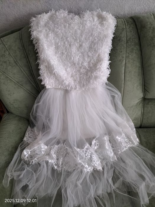 Юбка нарядная с верхом на девочку