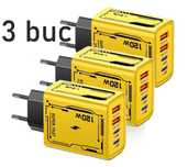 3 buc Incarcator Telefon  SuperFast USB-C ptr Iphone Samsung Xiaomi