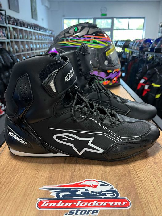 Мото боти ALPINESTARS FASTER-3 BLACK,номер 44 като нови,оригинални