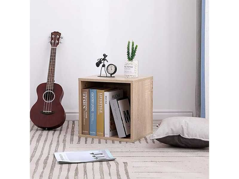НОВИ! Етажерка куб дъб крафт 35x35x30 см
