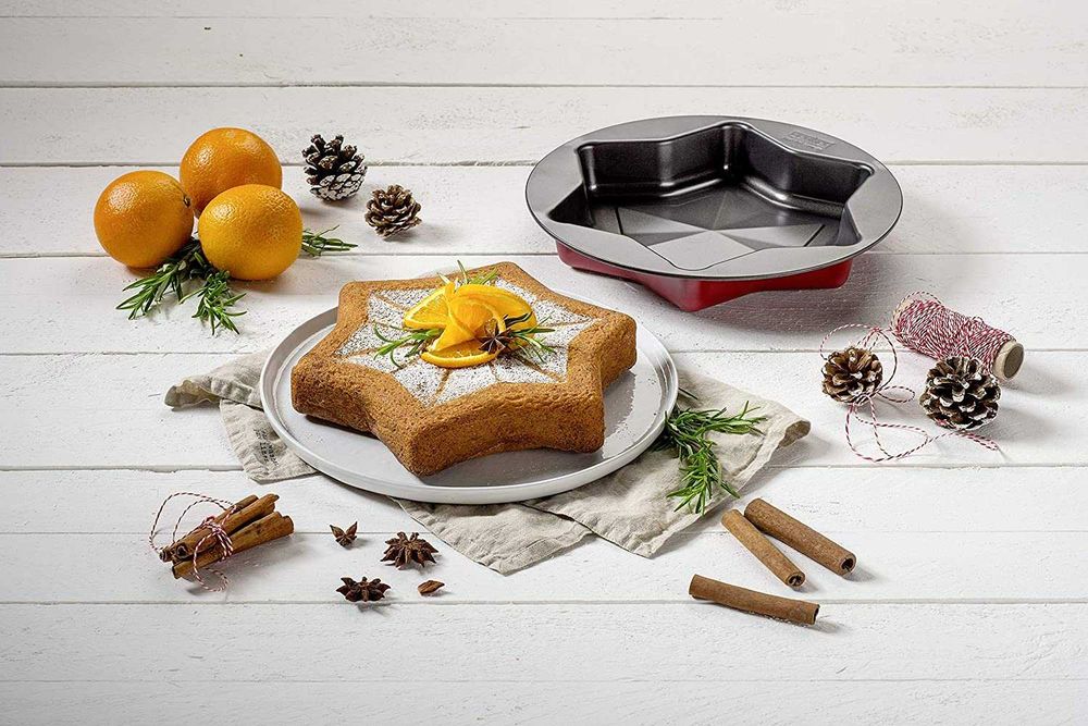 НОВИ! Коледна форма Zenker Звезда торти кексове пайове Ø27.5х4.5см