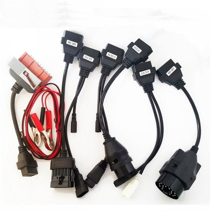 Set 8 cabluri adaptoare de masini pt AutoCom / Delphi / WoW / etc. obd