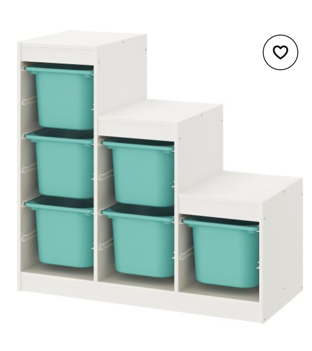 Секция IKEA с кутии за играчки - поотделно или комплект
