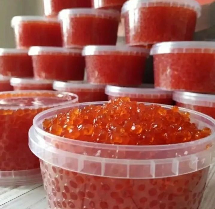 Красная икра.икра кеты. Икра горбуши.Икра форели, 100%. Масло и