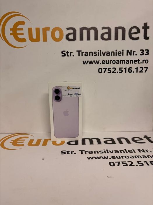 Telefon Apple iPhone 17, 256GB, 5G, Lavender bat.100% -T-
