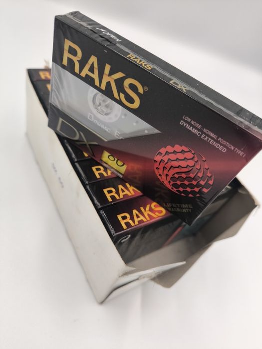 Raks DX60 - casete audio sigilate - 10 bucati