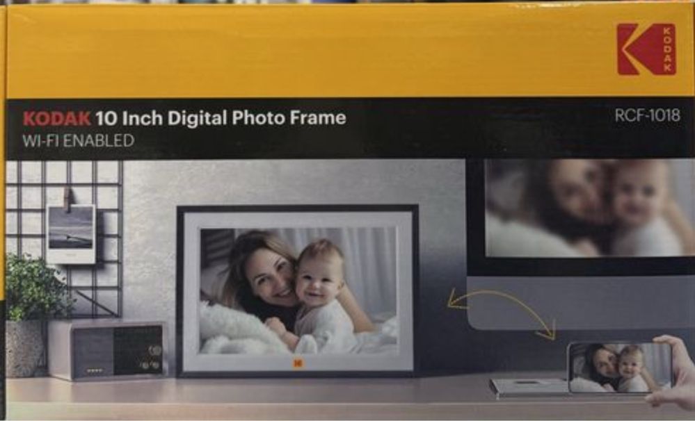 Цифравоя фоторамка Kodak 10.1 дюм IPS екран сенсор Wifi