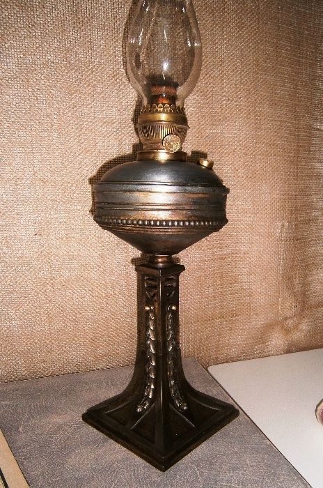 Lampa foarte veche pe gaz, stil "Art Nouveau", Ditmar Brunner A.G