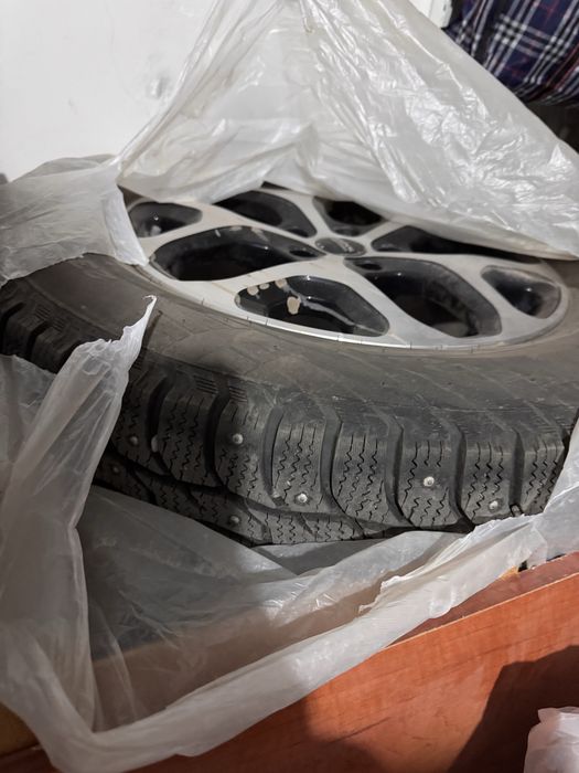 Зимние шипованные шины с дисками