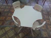Детский стол ,стуля на 4мест для садиков  оптом