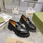 Gucci Monolith leather loafers / top quality -37
