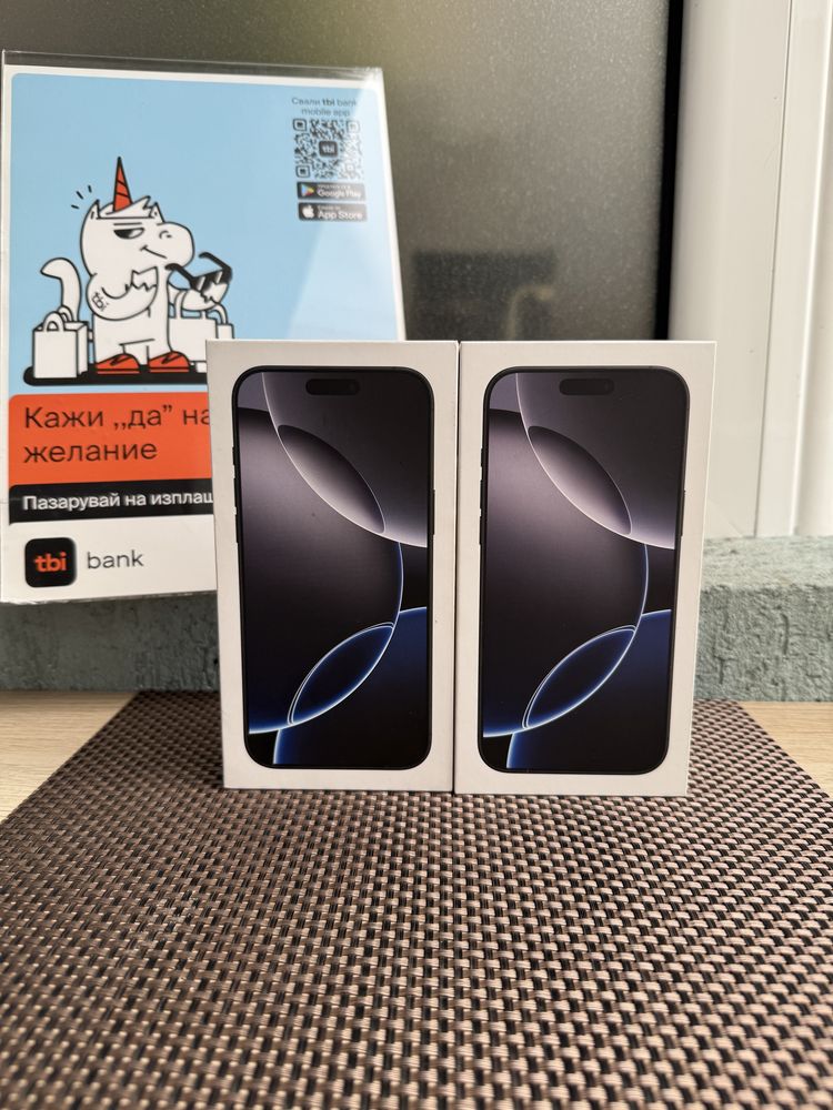 1TB*ЛИЗИНГ от 103лв/м*iPhone 16 pro max* НЕРАЗПЕЧАТАН 16 про макс 1000