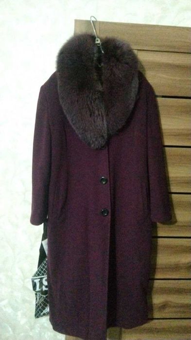 Пальто кашемировое 54-56 размер