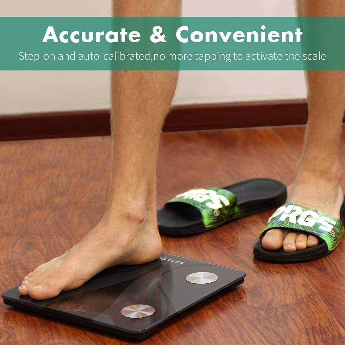 Смарт везна анализатор ZOETOUCH Bluetooth Body Fat Scale