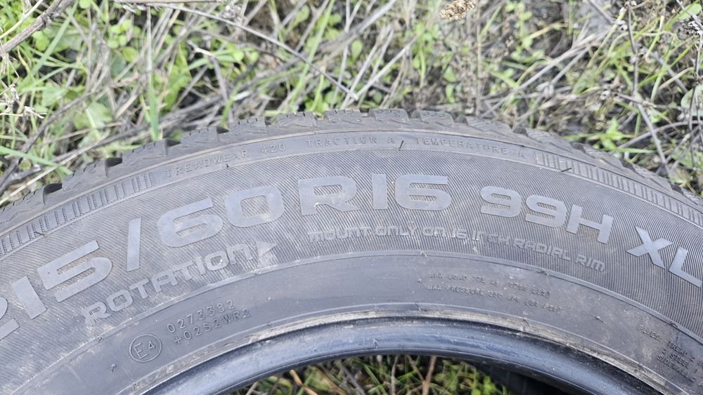 2бр гуми 215 60 16 нокиан